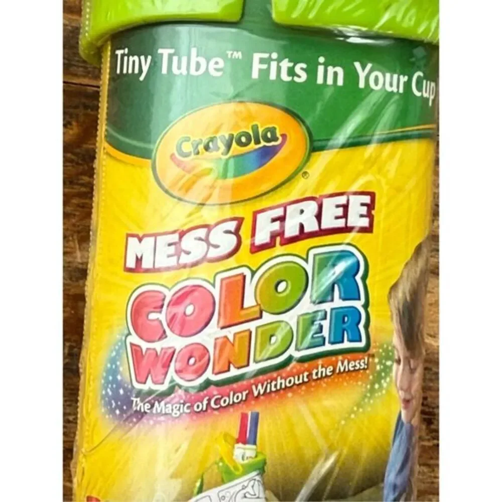 Crayola Color Wonder Tiny Tube 3 Mess Free Markers & 18‎ Pages New 2012